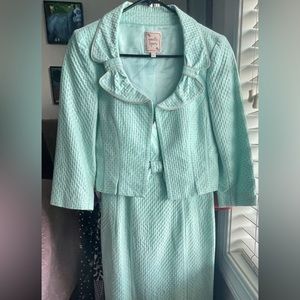 Nanette Lepore Vintage Strapless Dress Set in Mint